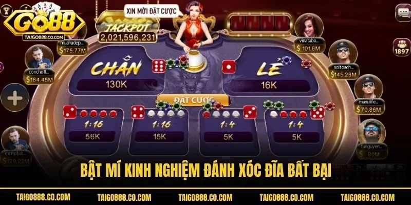 Bật mí kinh nghiệm đánh xóc đĩa bất bại