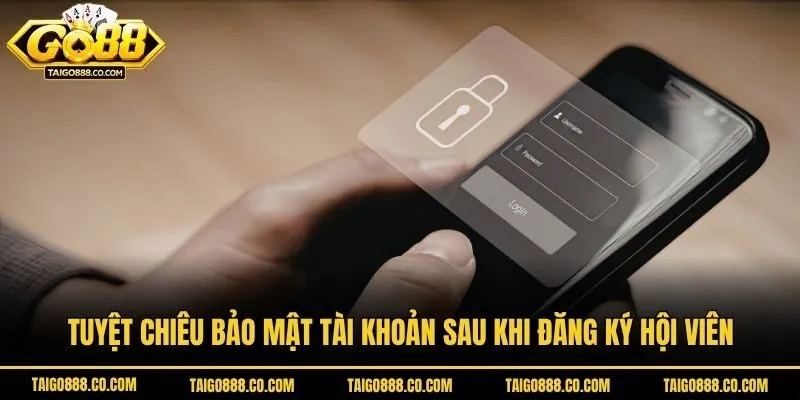 Tuyệt chiêu bảo mật tài khoản sau khi đăng ký hội viên